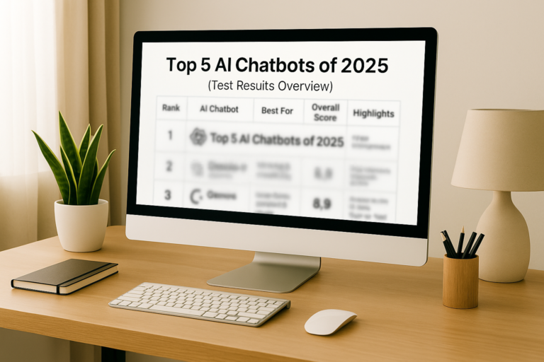 Top 5 AI Chatbot in 2025: Which One Is Right for You?